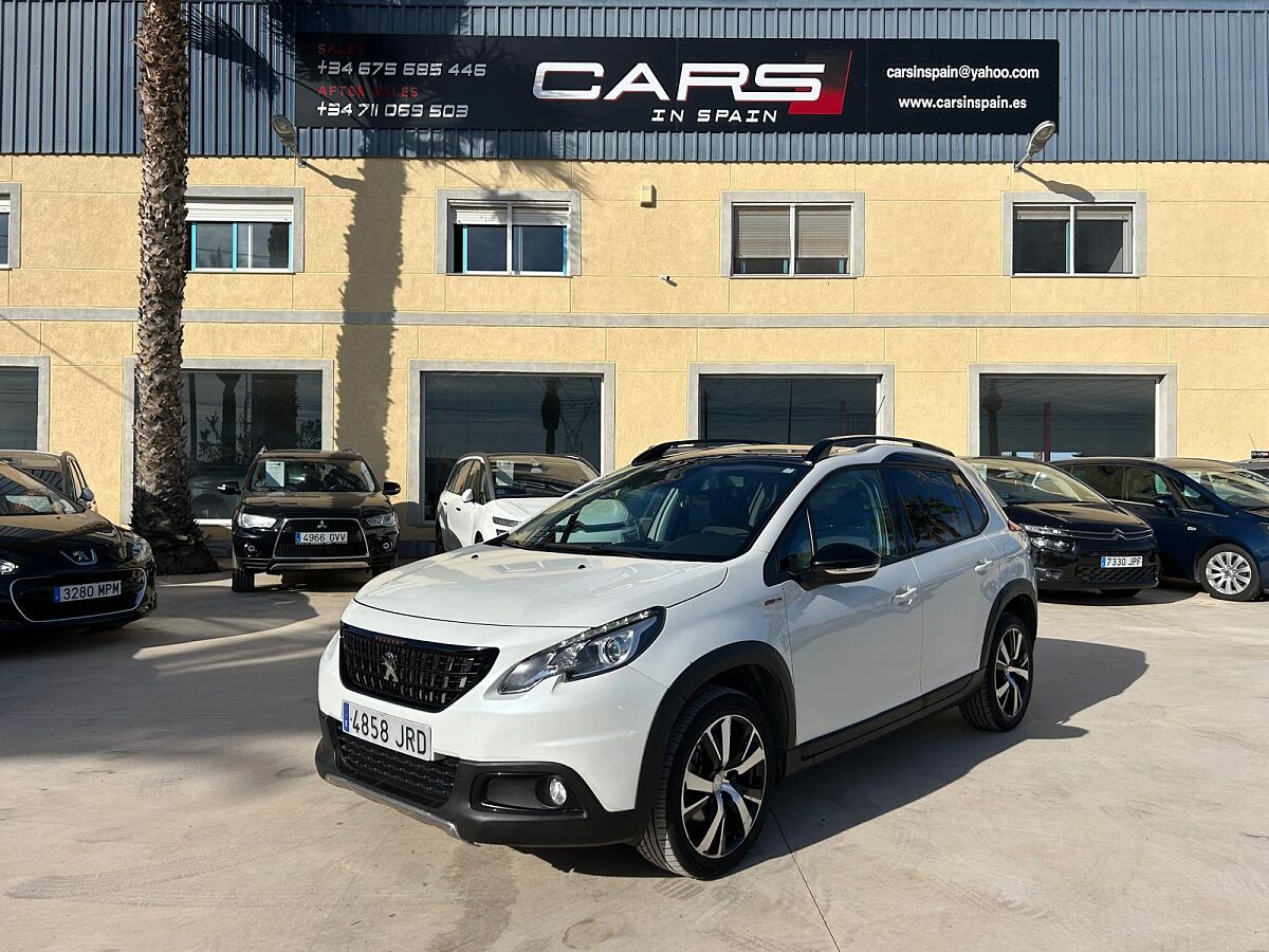PEUGEOT 2008 GT LINE 1.2 E-THP AUTO SPANISH LHD IN SPAIN 61000 MILES SUPERB 2016